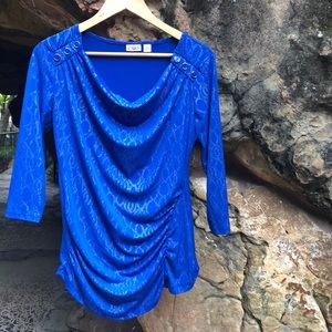 Gorgeous Blue Cato M Blouse